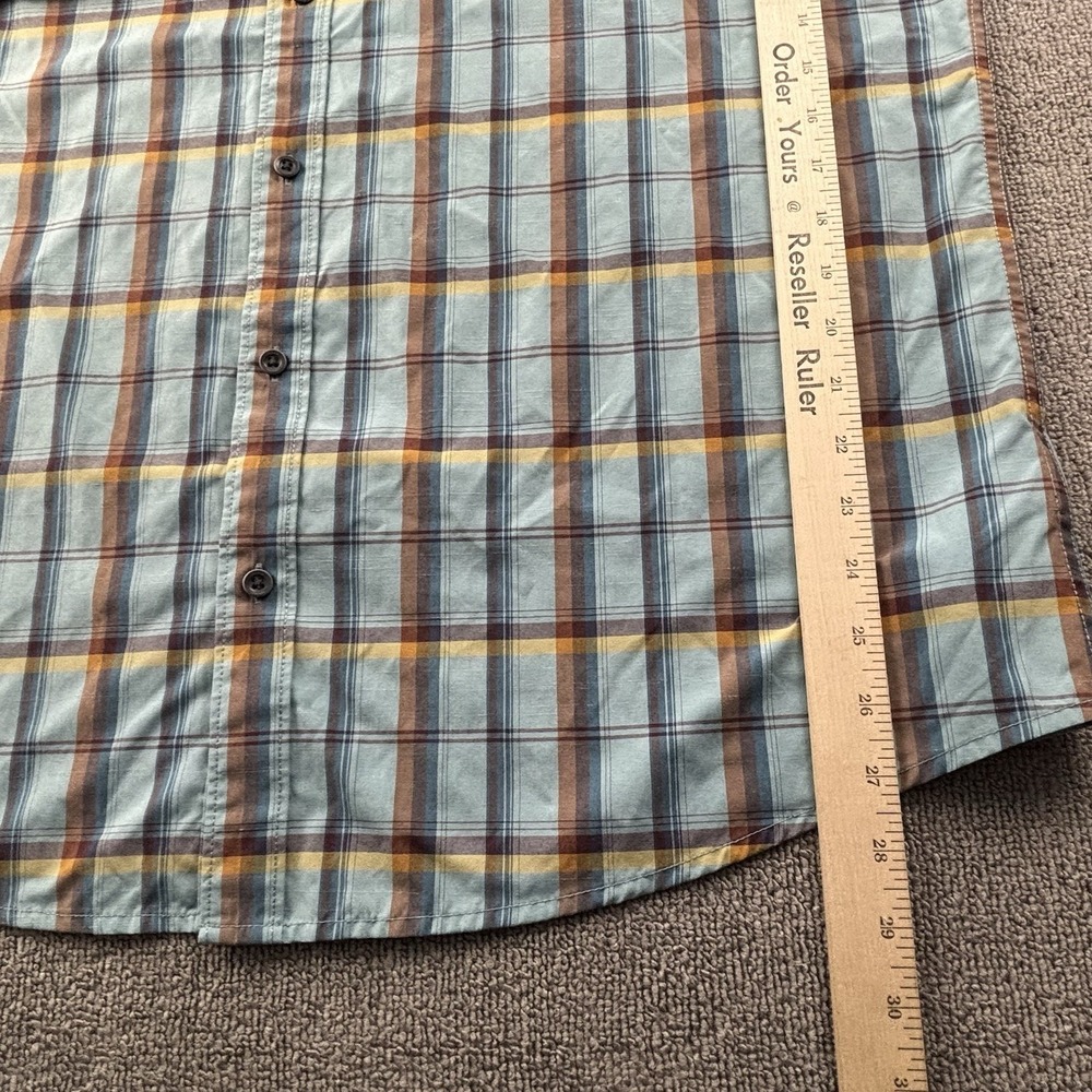 Marmot Shirt Adult Extra Large Check button Up Short Sleeve Outdoor Casual Men's - Picture 12 of 14